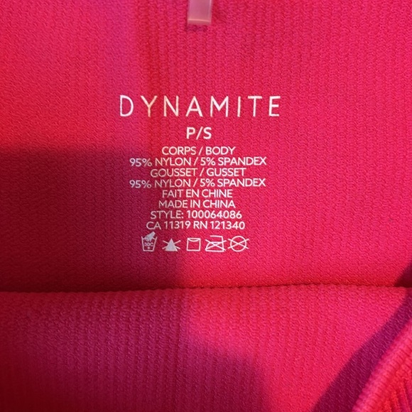 Hot Pink dynamite bodysuit - Picture 3 of 4